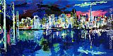 Leroy Neiman Canvas Paintings - San Francisco by Night